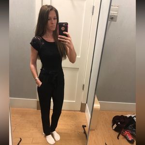 Silky soft short sleeve jumpsuit